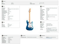 Fender Standard STRAT HSS MN WPG AMM Fender Standard STRAT HSS MN WPG AMM